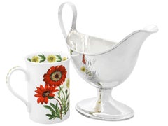 1770 George III Sterling Silver Sauceboat Boat by Robert Pinkney