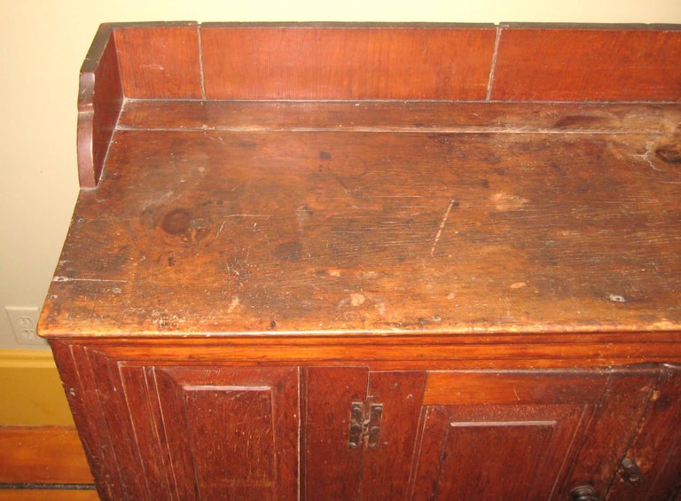 1770s Antique Farmhouse Pine Server Cabinet For Sale at ...