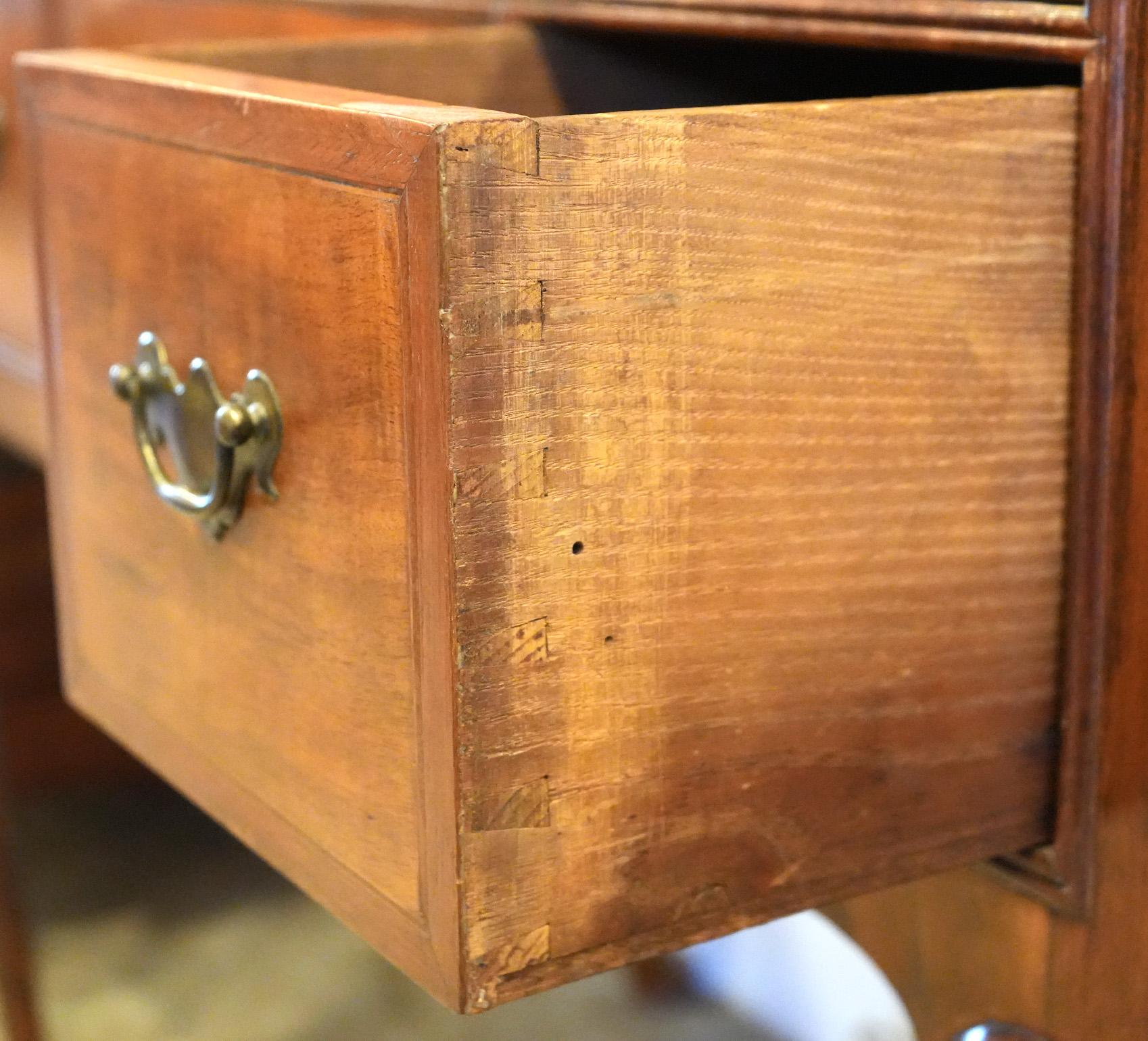 1770s Rhode Island Queen Anne Walnut Original Highboy 3