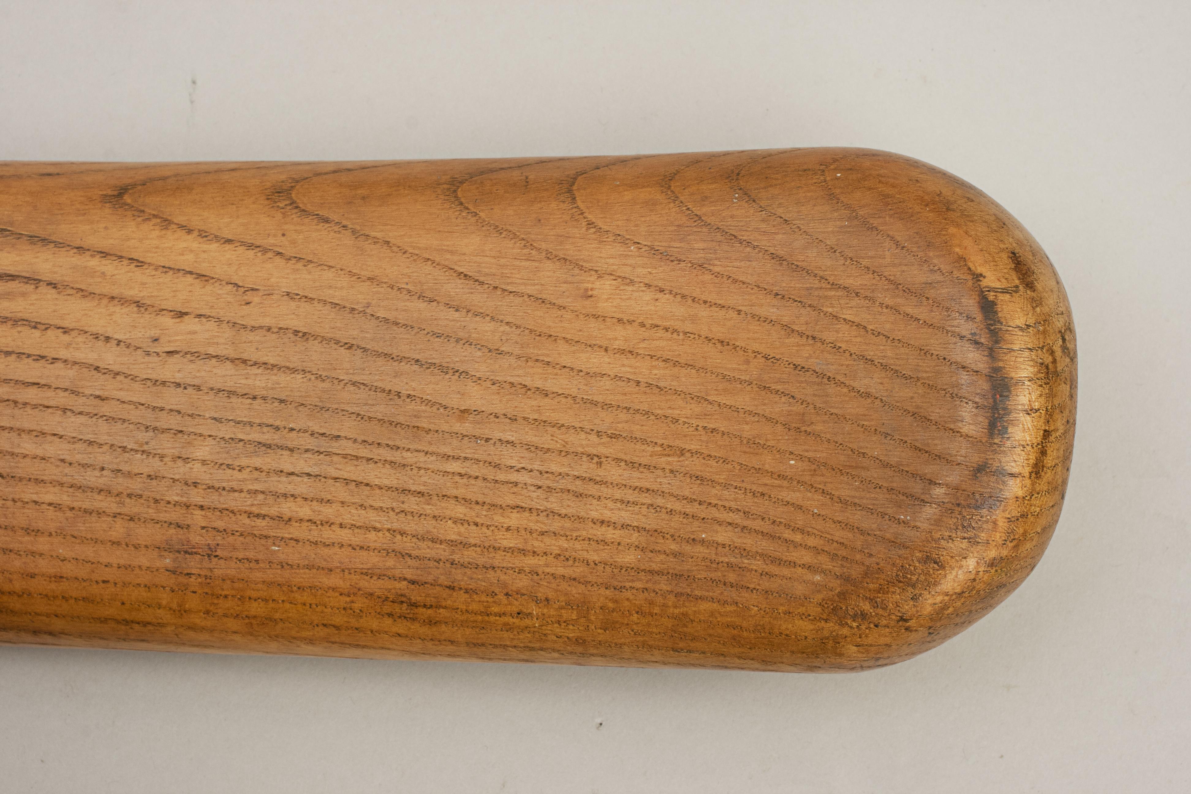 Oak 1770s Style Cricket Bat, Unusual Shape For Sale