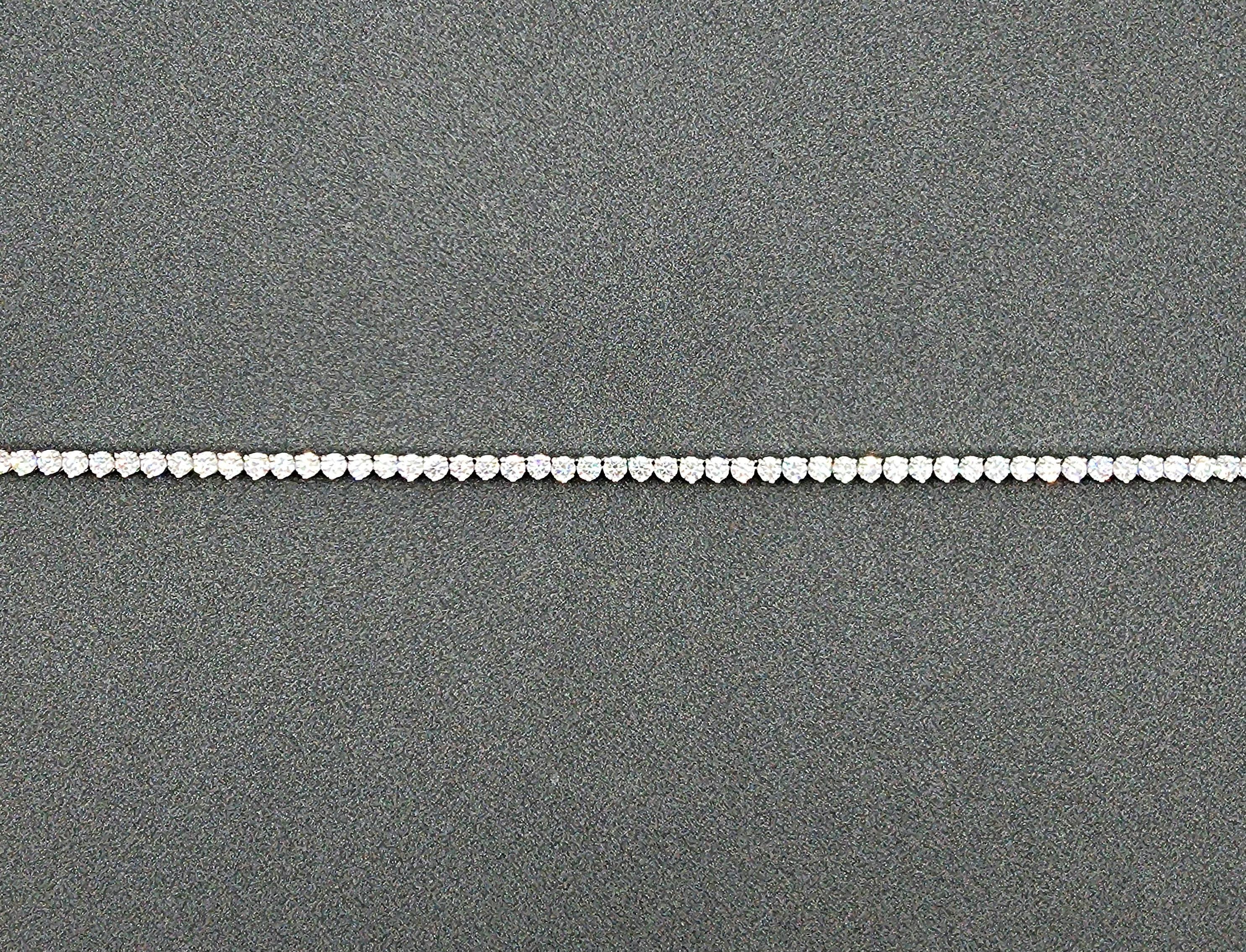 Collar de tenis con diamantes de 17.71 quilates en Nuevo estado para la venta en Chicago, IL