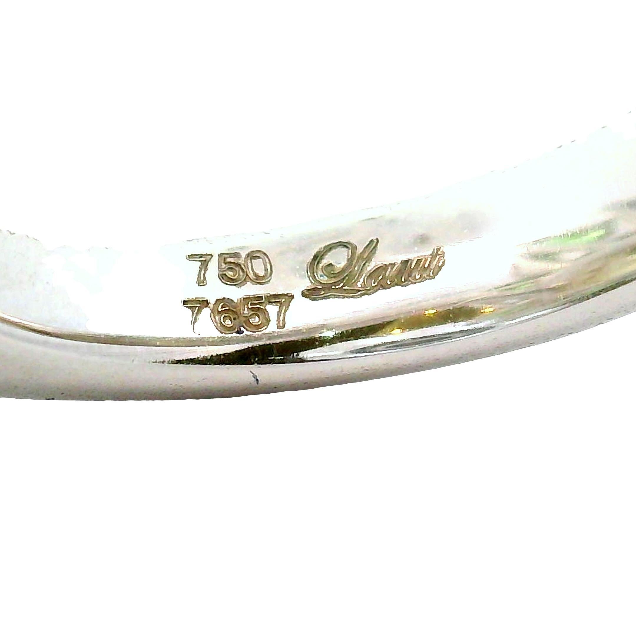 17,73ct Zafiro Amarillo Diamante Tsavortita Anillo de Oro Blanco de 18k, AIGS Sin Calor en venta 1