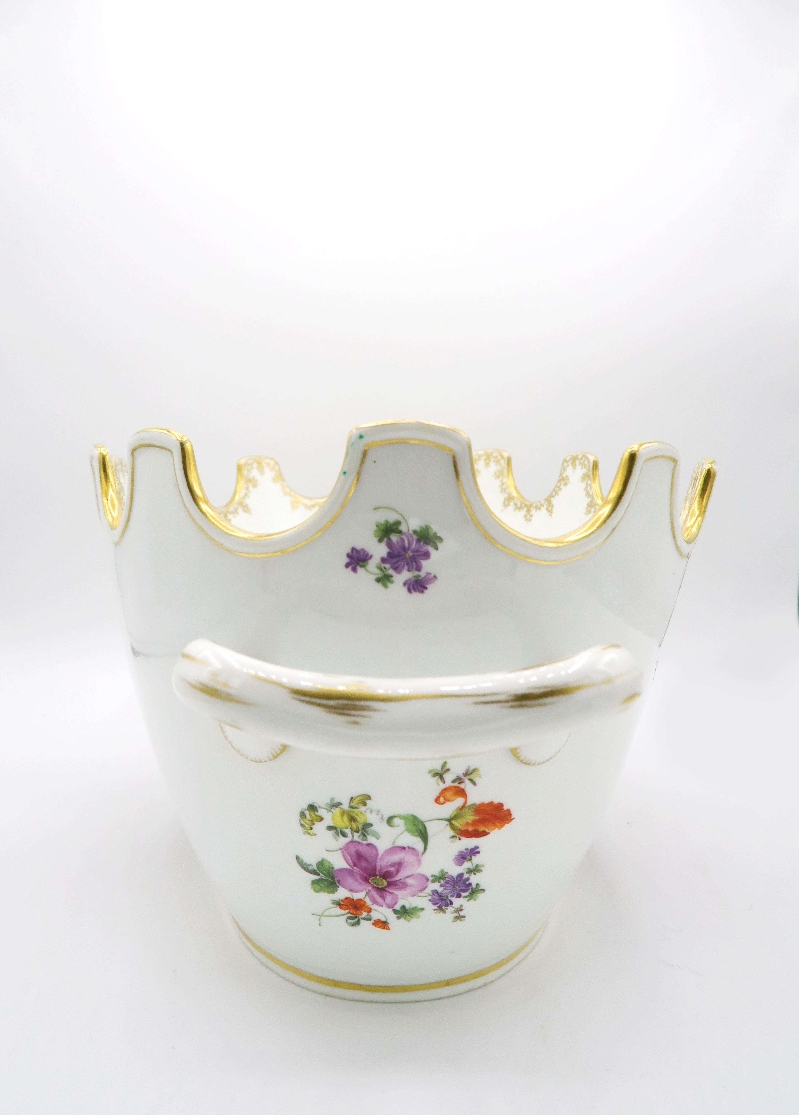 1774-1814 Meissener Champagner-Gläser-Kühler (Handbemalt) im Angebot