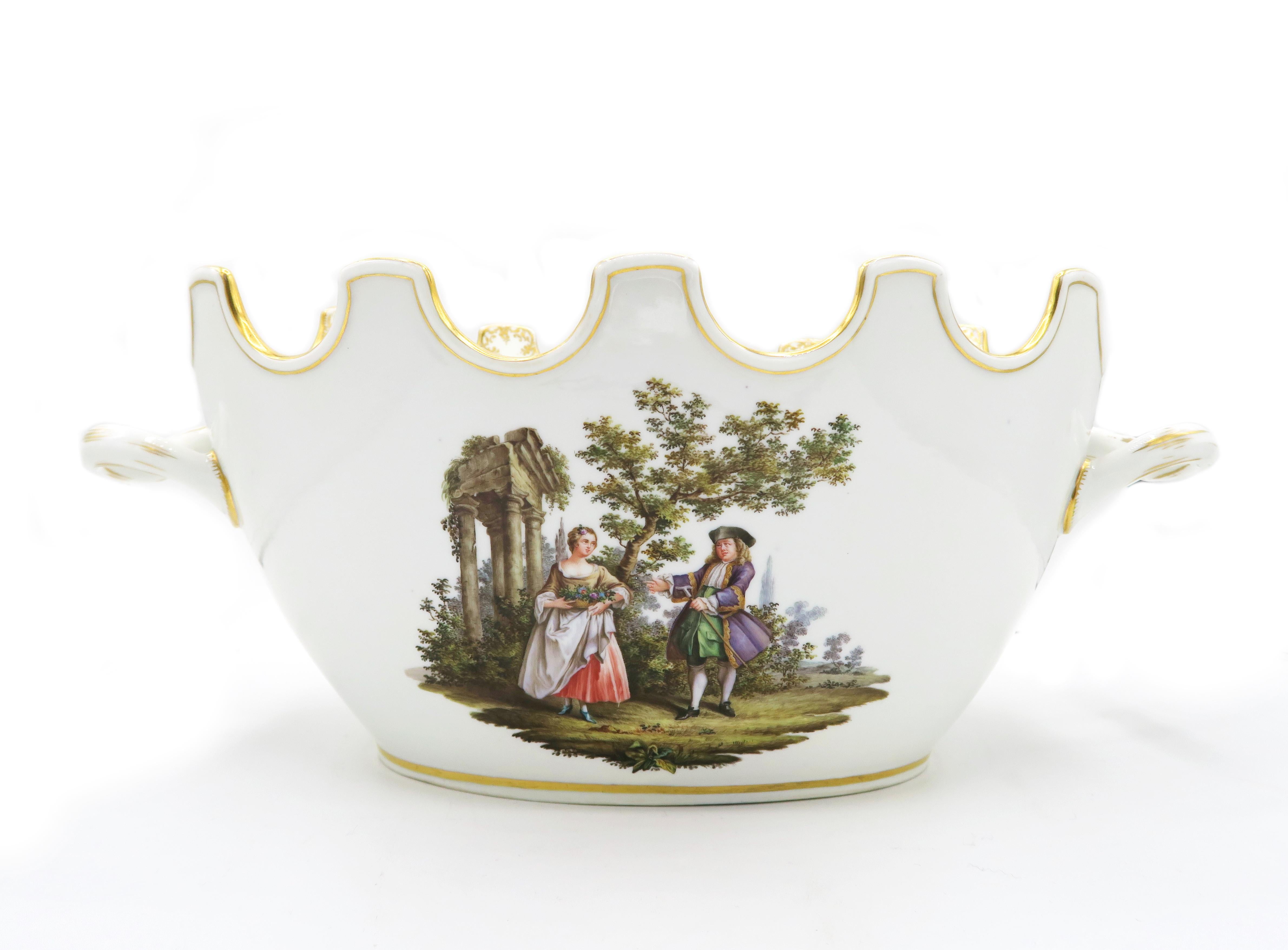 1774-1814 Meissener Champagner-Gläser-Kühler (Spätes 18. Jahrhundert) im Angebot