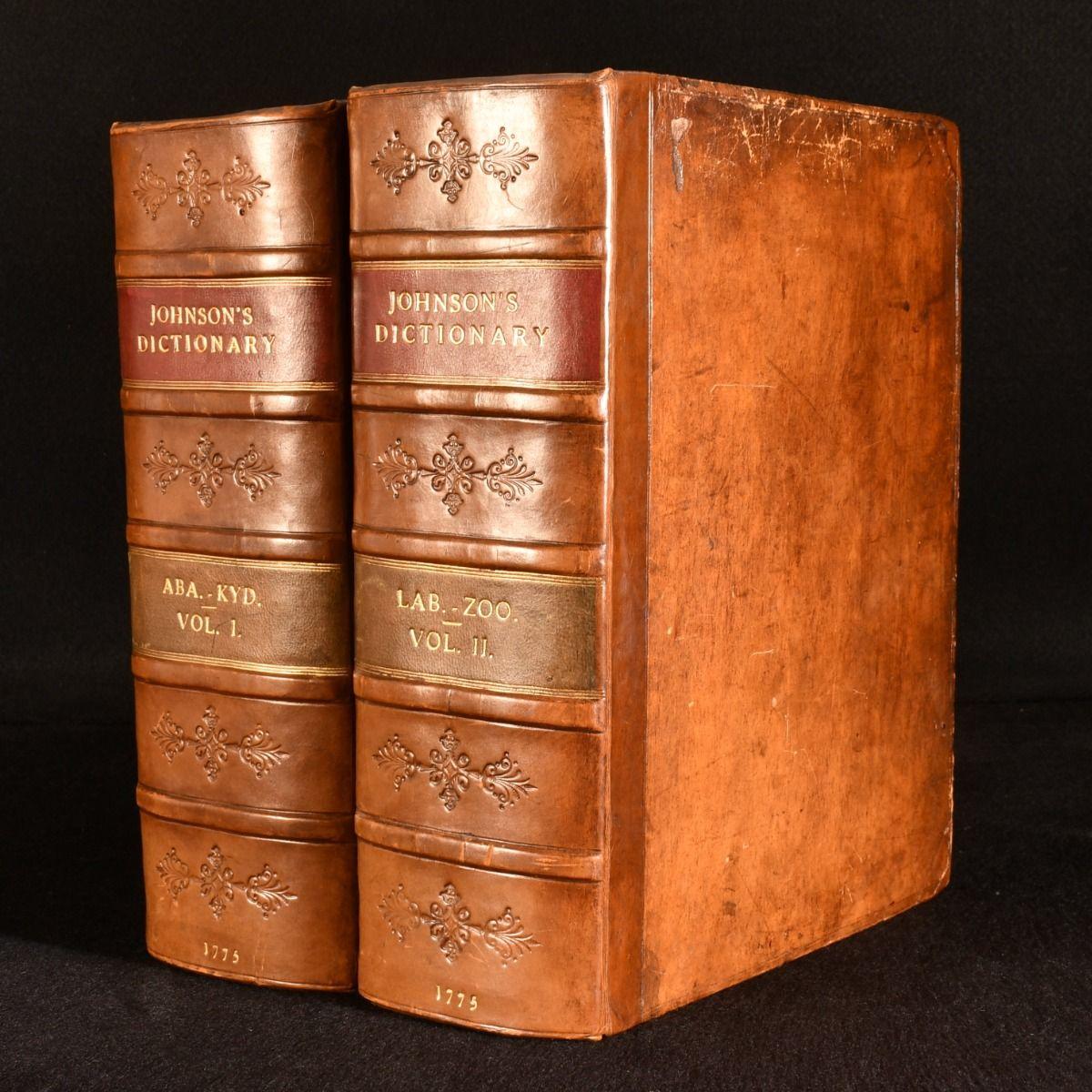 An important edition of Samuel Johnson's dictionary of the English language, being the first complete edition to be printed in Ireland.

The first edition thus, being the first quarto edition and first complete edition printed in Ireland.

This