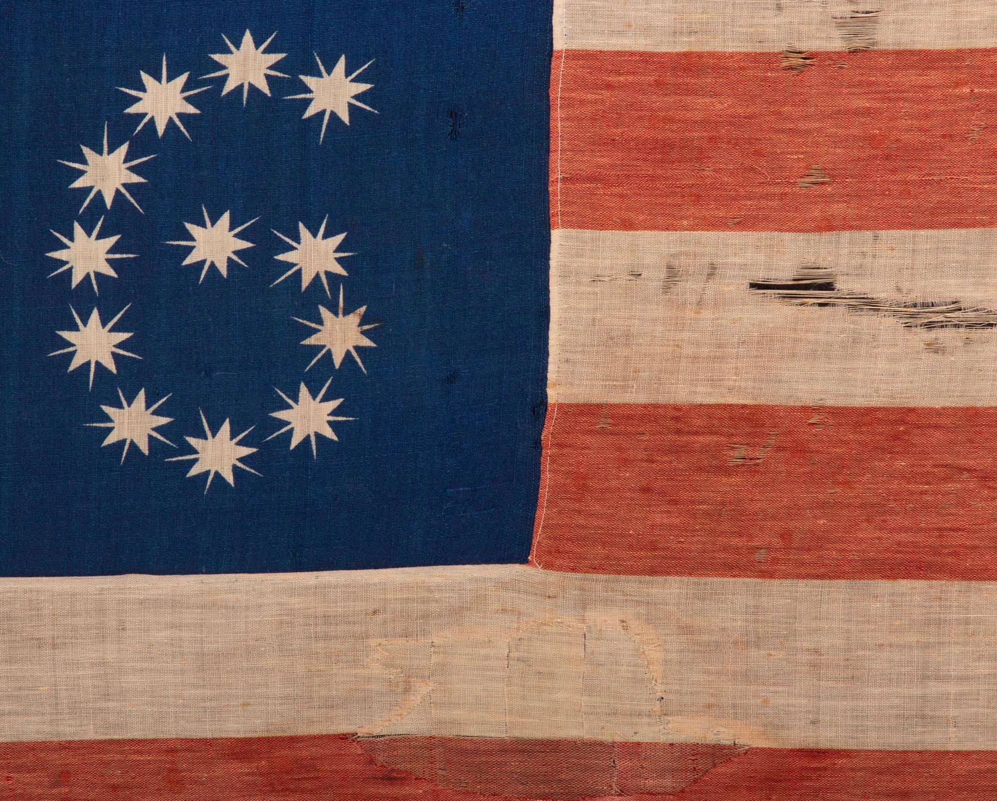 American 1776-1876 Centennial Celebration Flag, ca 1876 For Sale