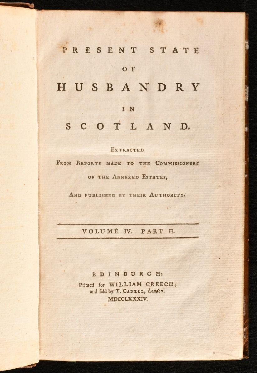 1778-84 Present State of Husbandry in Scotland For Sale 2