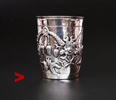 1779 Antique Tsarist Imperial Russian Cup solid 84 Sterling Silver / 102 gr
