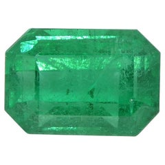 1.77ct Achteck/Smaragdschliff Grüner Smaragd GIA zertifiziert Sambia