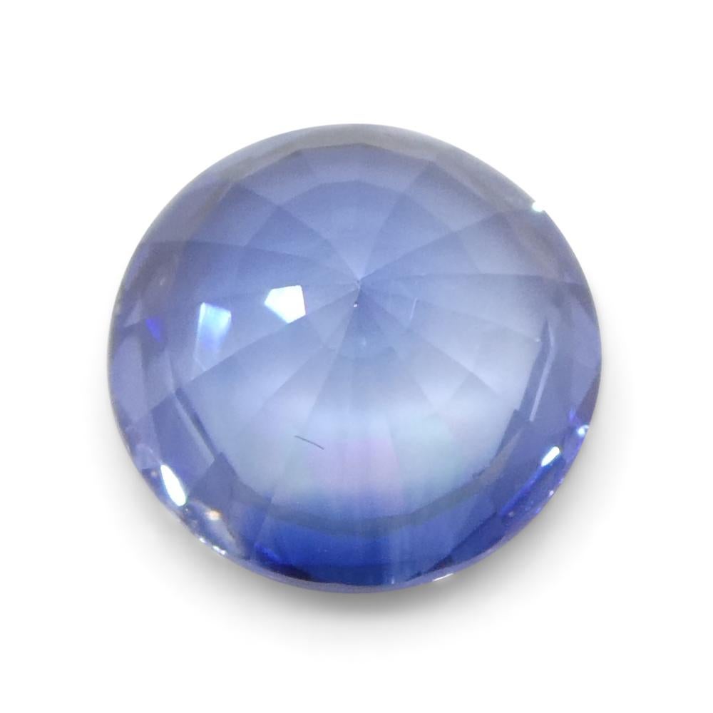 1.77 Karat runder blauer Saphir aus Sri Lanka 3