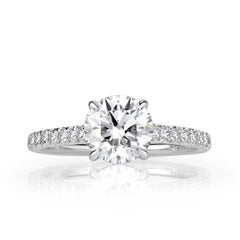1.77ct Round Brilliant Cut Diamond Engagement Ring
