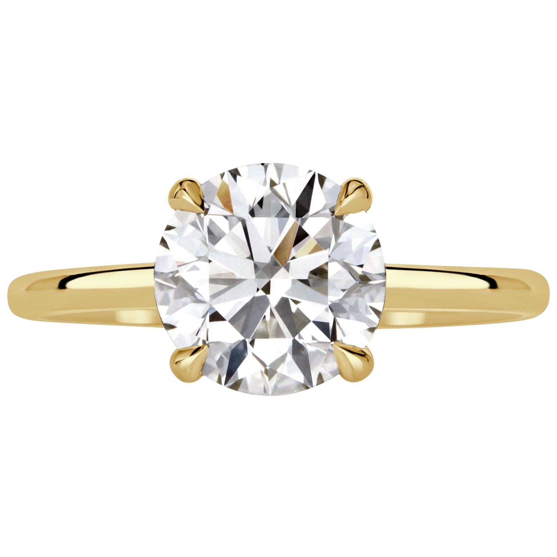 1.77ct Round Brilliant Cut Diamond Engagement Ring