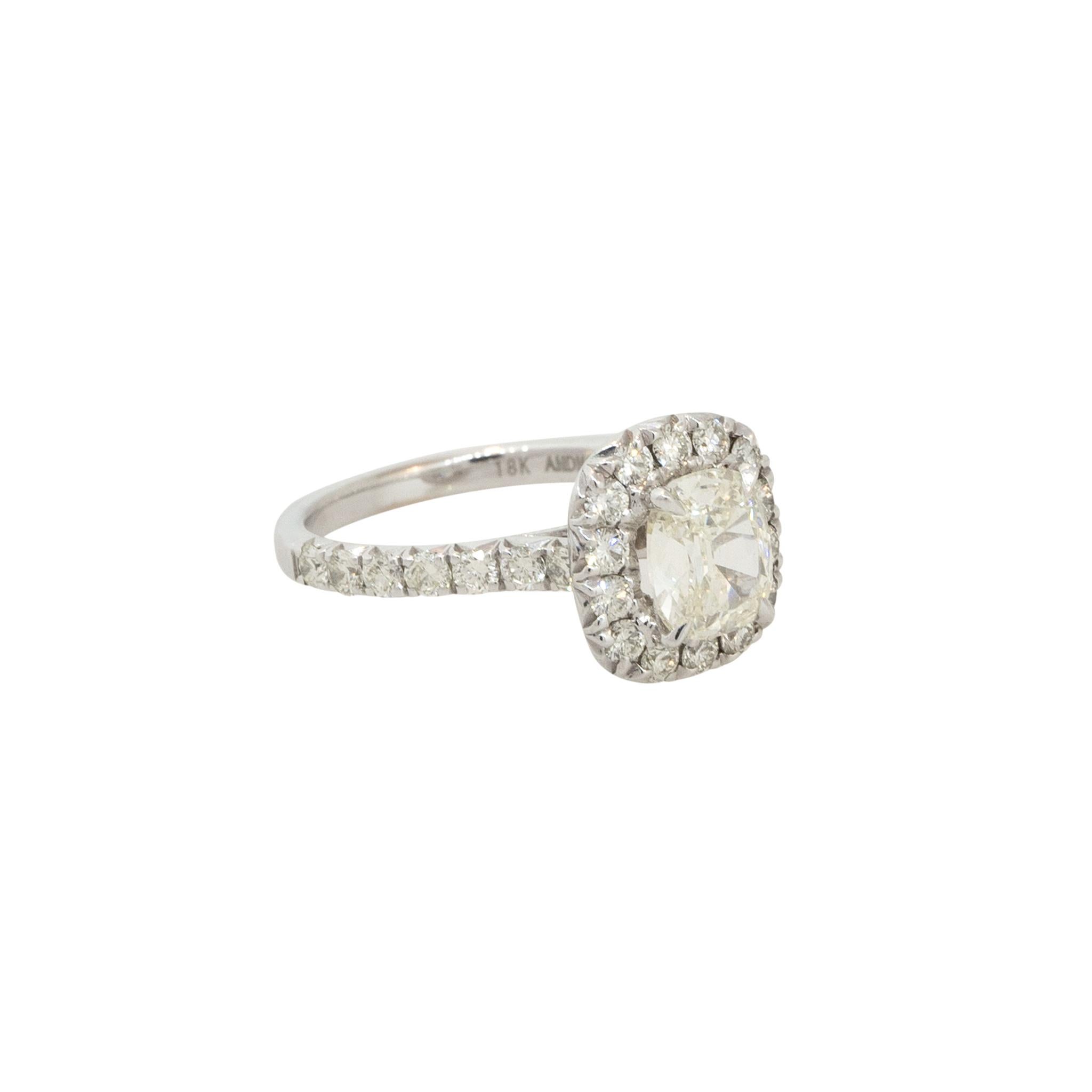 18k White Gold 1.78ctw Cushion Cut Diamond  Engagement Ring

Raymond Lee Jewelers in Boca Raton -- South Florida’s destination for diamonds, fine jewelry, antique jewelry, estate pieces, and vintage jewels.

Style: Women's 4 Prong Halo Engagement