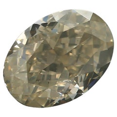 Diamant de forme ovale de 1,78 carat, pureté SI2, certifié IGI
