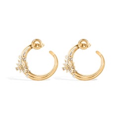 1.78 Carat SI Clarity HI Color Marquise Pear Diamond Earrings 18k Yellow Gold