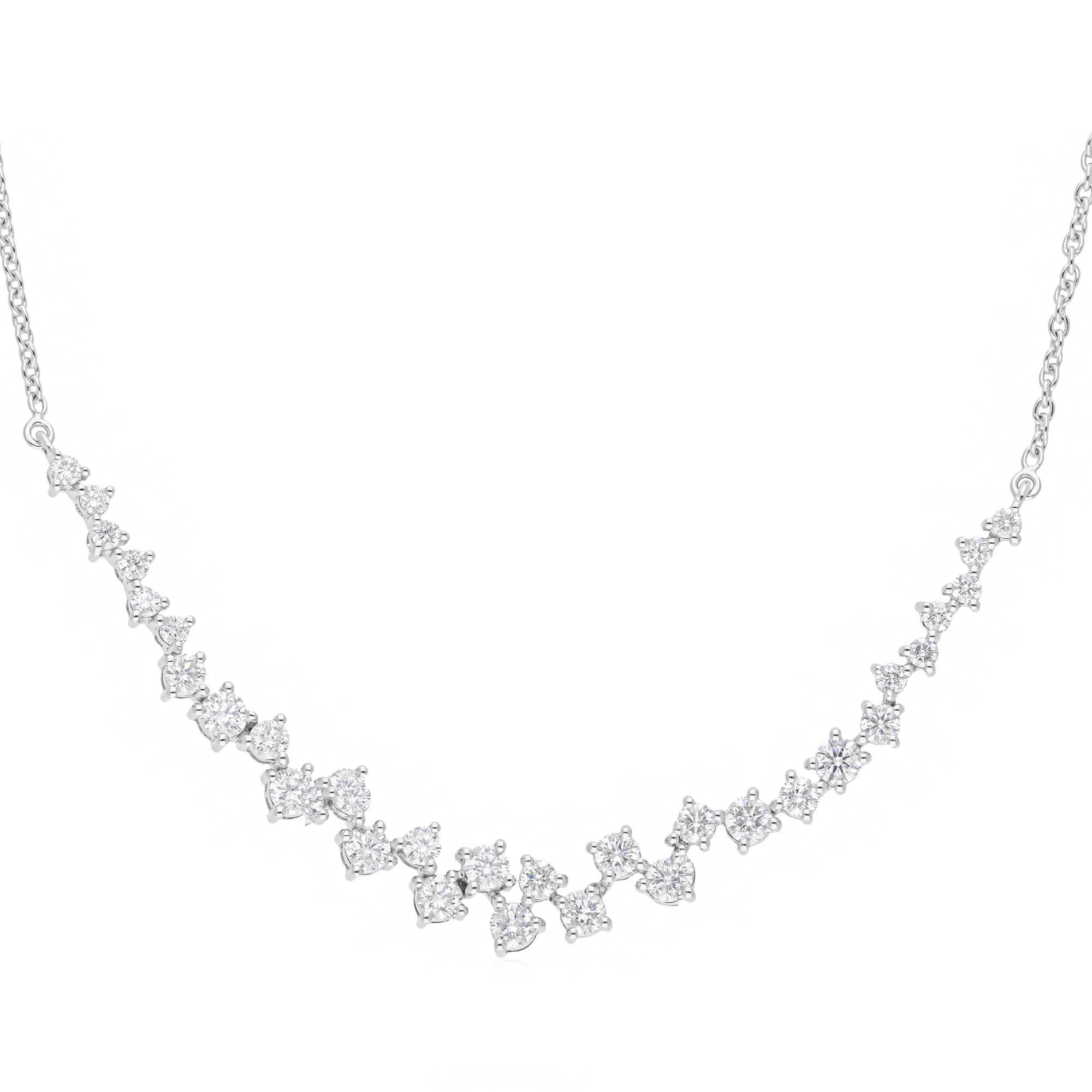 Cast from 14-karat gold, these exquisite necklace is handset with 1.78 carats of sparkling diamonds.

FOLLOW SPECTRUM JEWELS storefront to view the latest collection & exclusive pieces. Spectrum Jewels is proudly rated as a Top Seller on 1stdibs