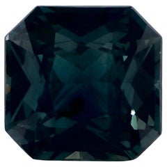 1.78 Ct Blue Sapphire Octagon Cut Loose Gemstone