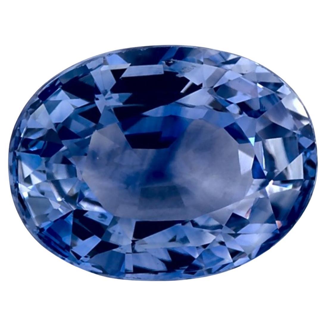 1.78 qt Zafiro Azul Oval Gema Suelta