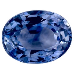 1.78 qt Zafiro Azul Oval Gema Suelta