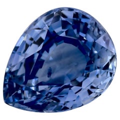 1.78 Ct Blue Sapphire Pear Loose Gemstone