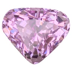 17.80 Carat Natural Loose Pink Kunzite Stone Heart Cut Afghan Gemstone