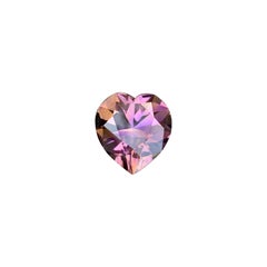 17.80 Cts Natural Heart Shape Ametrine Loose Gemstone from Bolivia for Jewellery