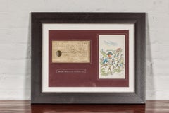 1780s American Revolutionary War Bond, State of Connecticut in Black Frame
