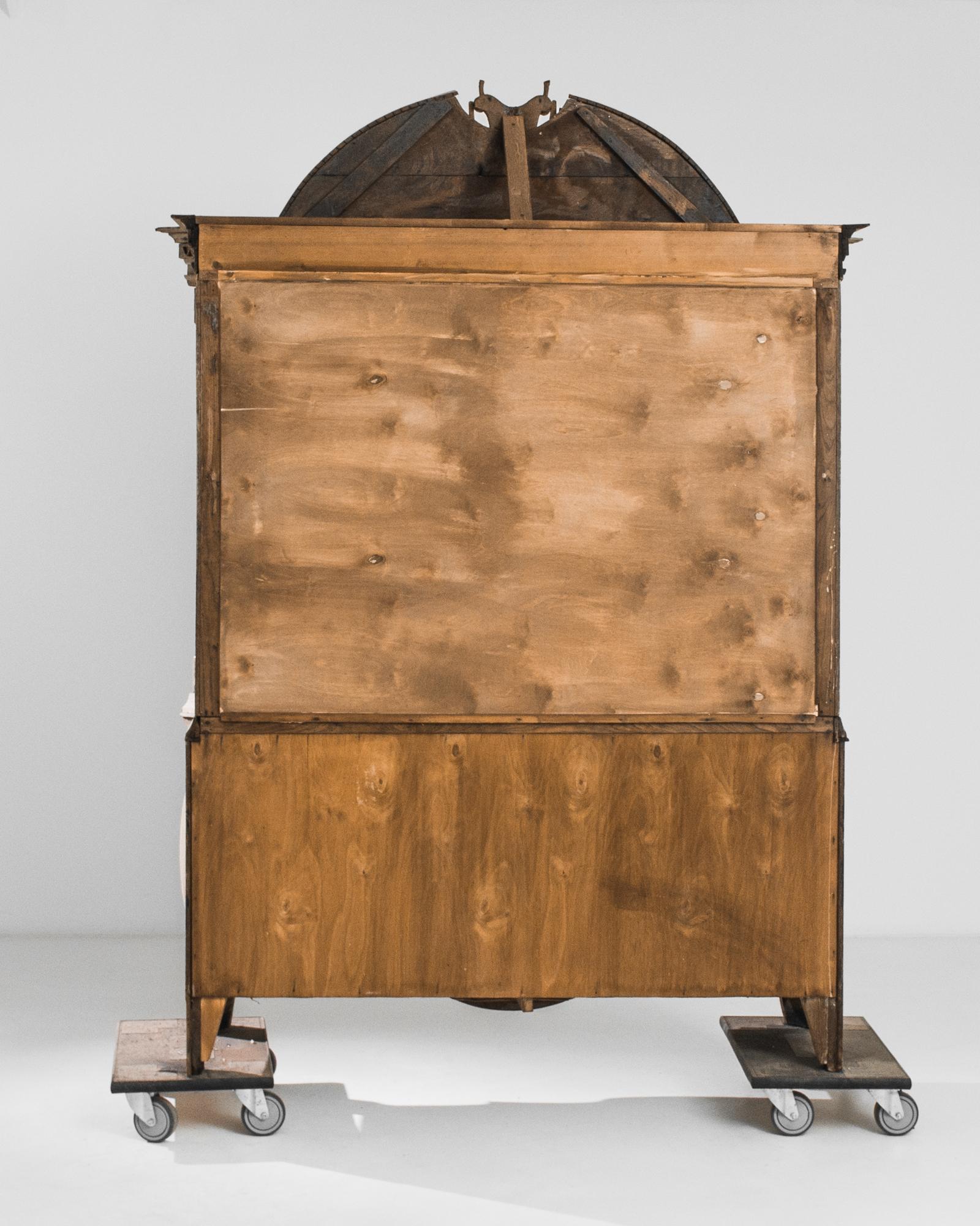 18th Century 1780s Dutch Bleached Oak Cabinet