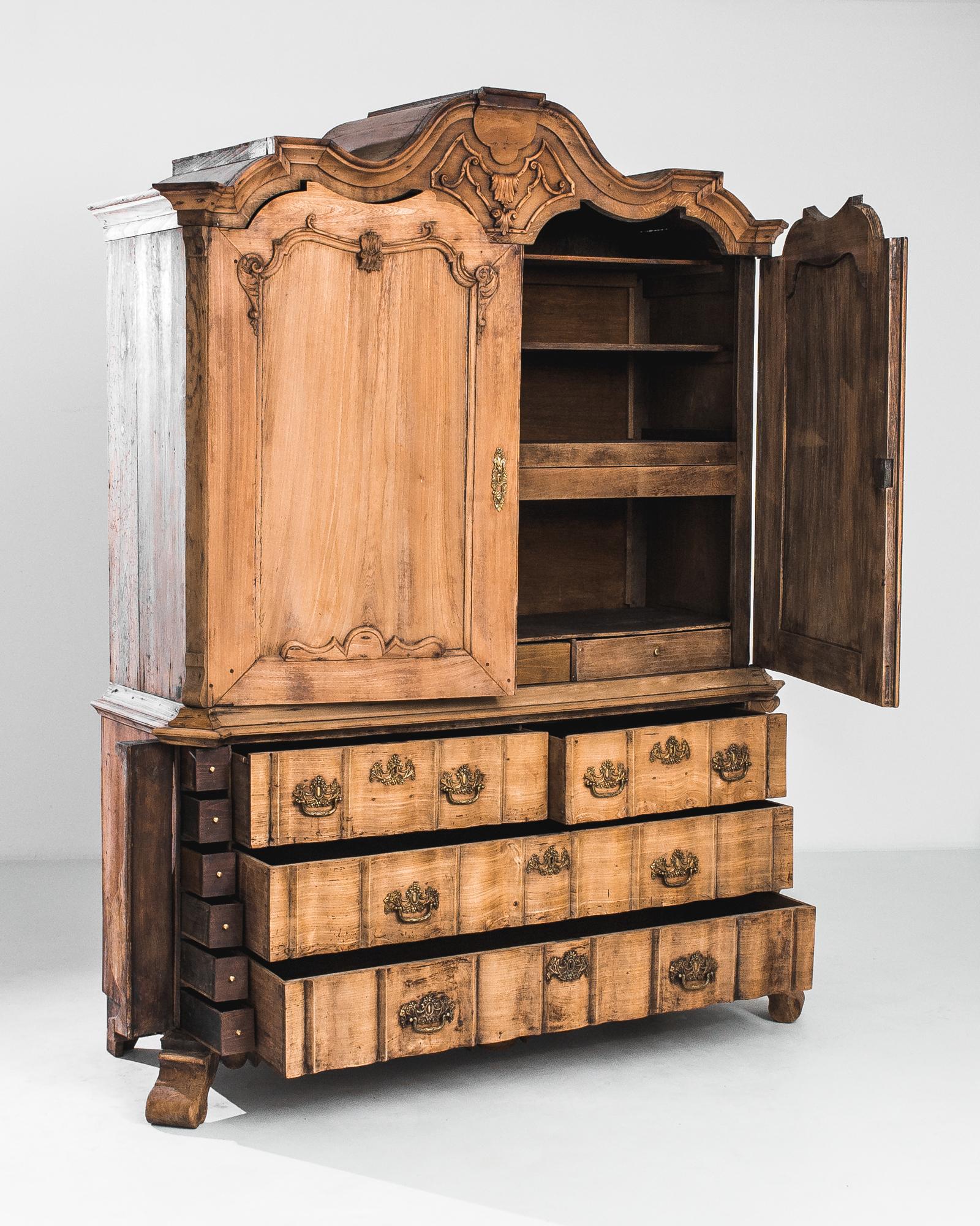 18th Century 1780s Dutch Wooden Cabinet