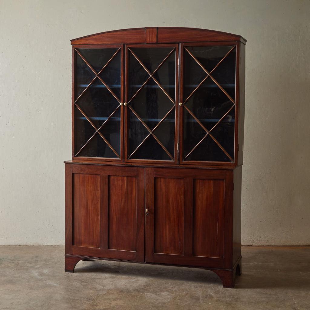 1780s English Hepplewhite Mahogany Bookcase 8