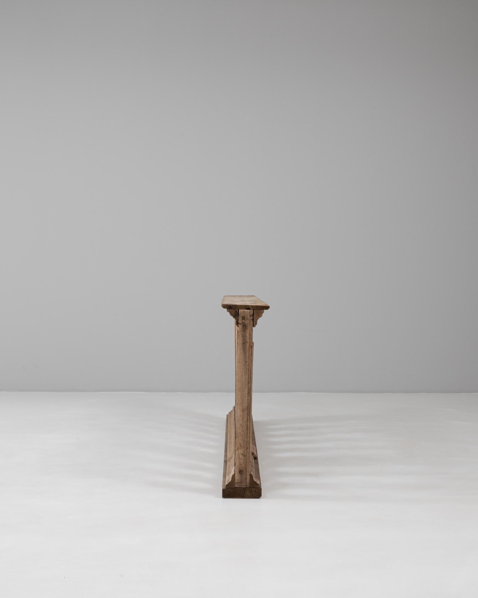 1780er Jahre Französisch Hand geschnitzt Oak Balustrade (18. Jahrhundert) im Angebot