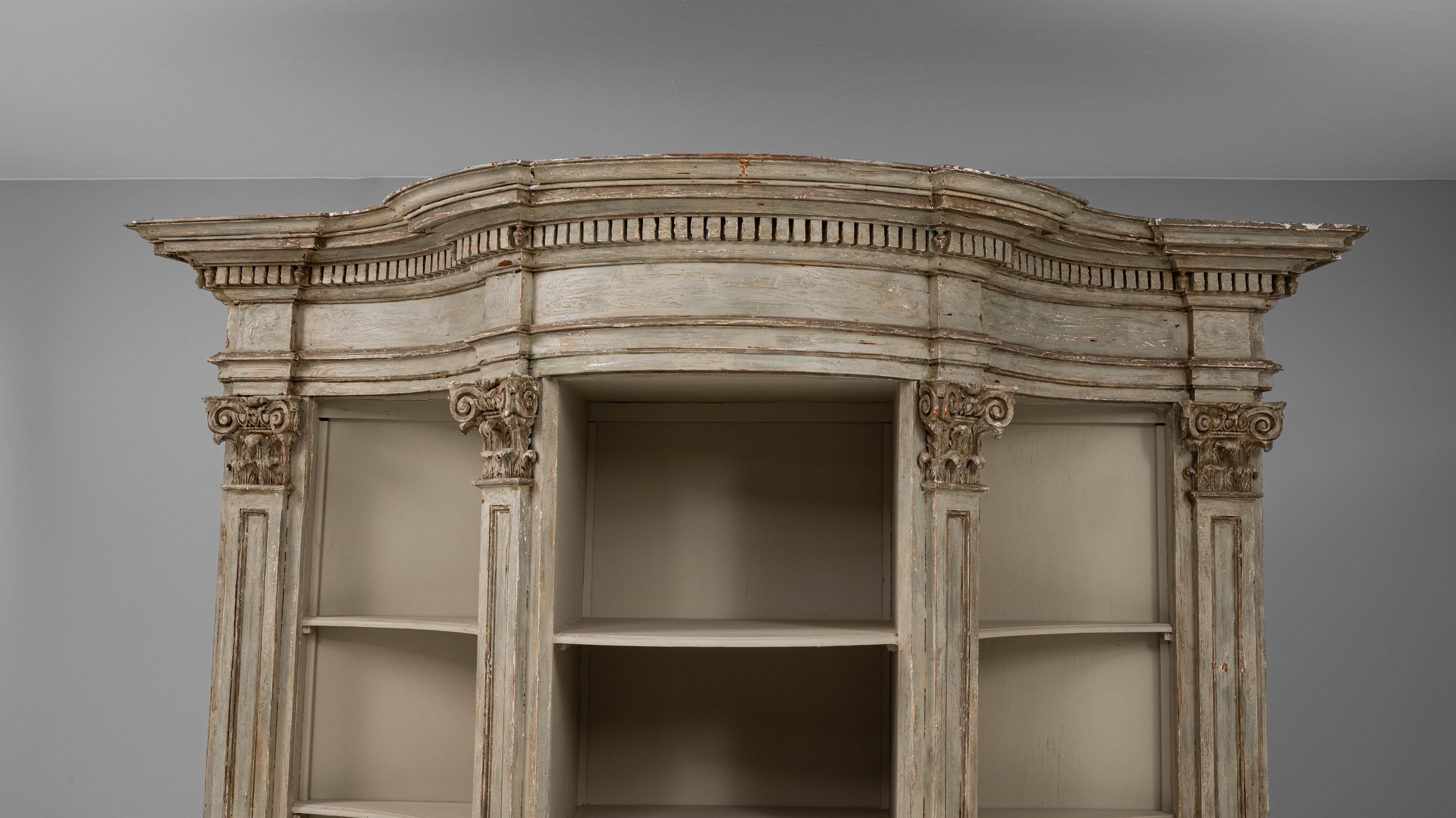 1780s French Wood Patinated Cabinet For Sale 7