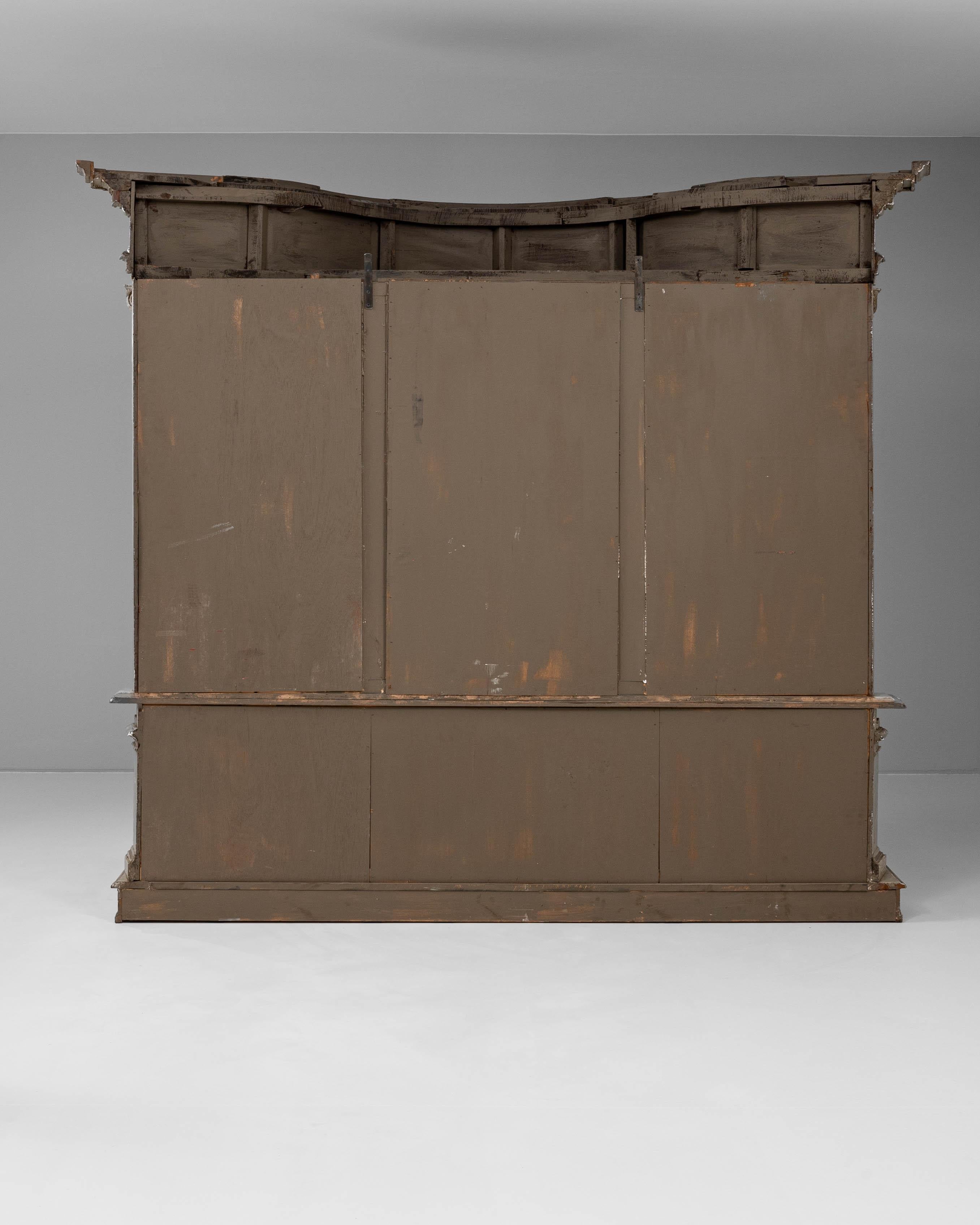 1780s French Wood Patinated Cabinet For Sale 12