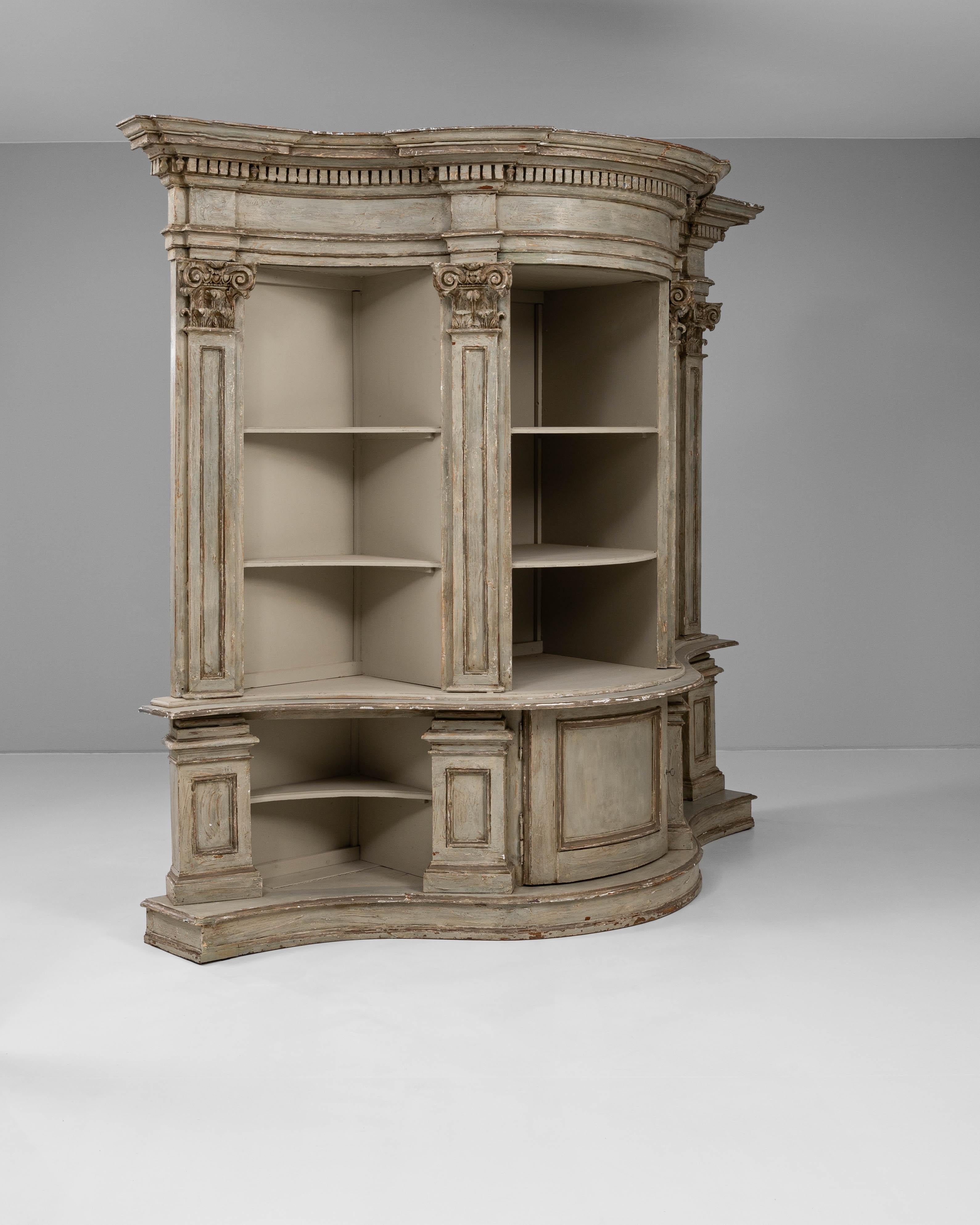1780s French Wood Patinated Cabinet For Sale 1