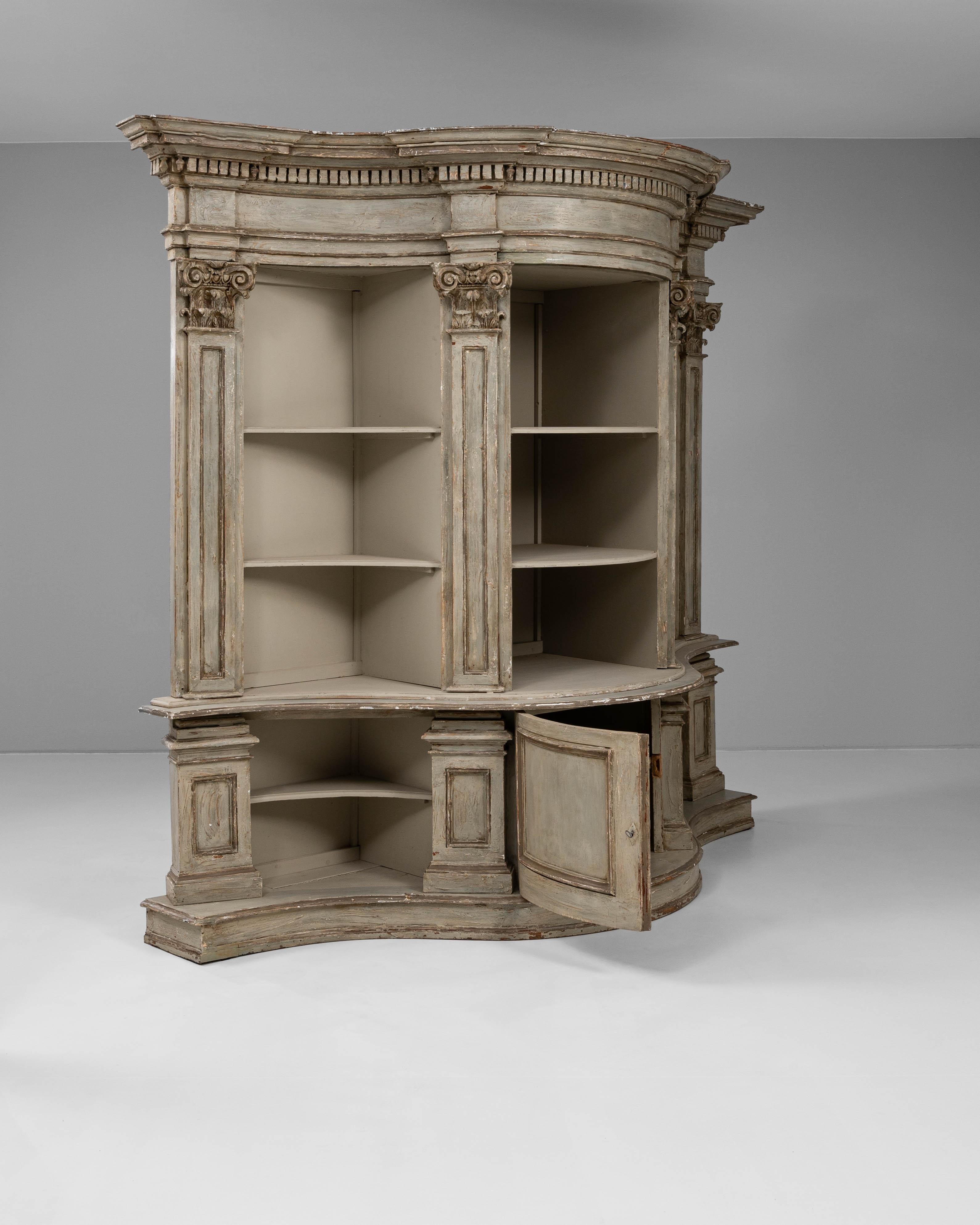 1780s French Wood Patinated Cabinet For Sale 2