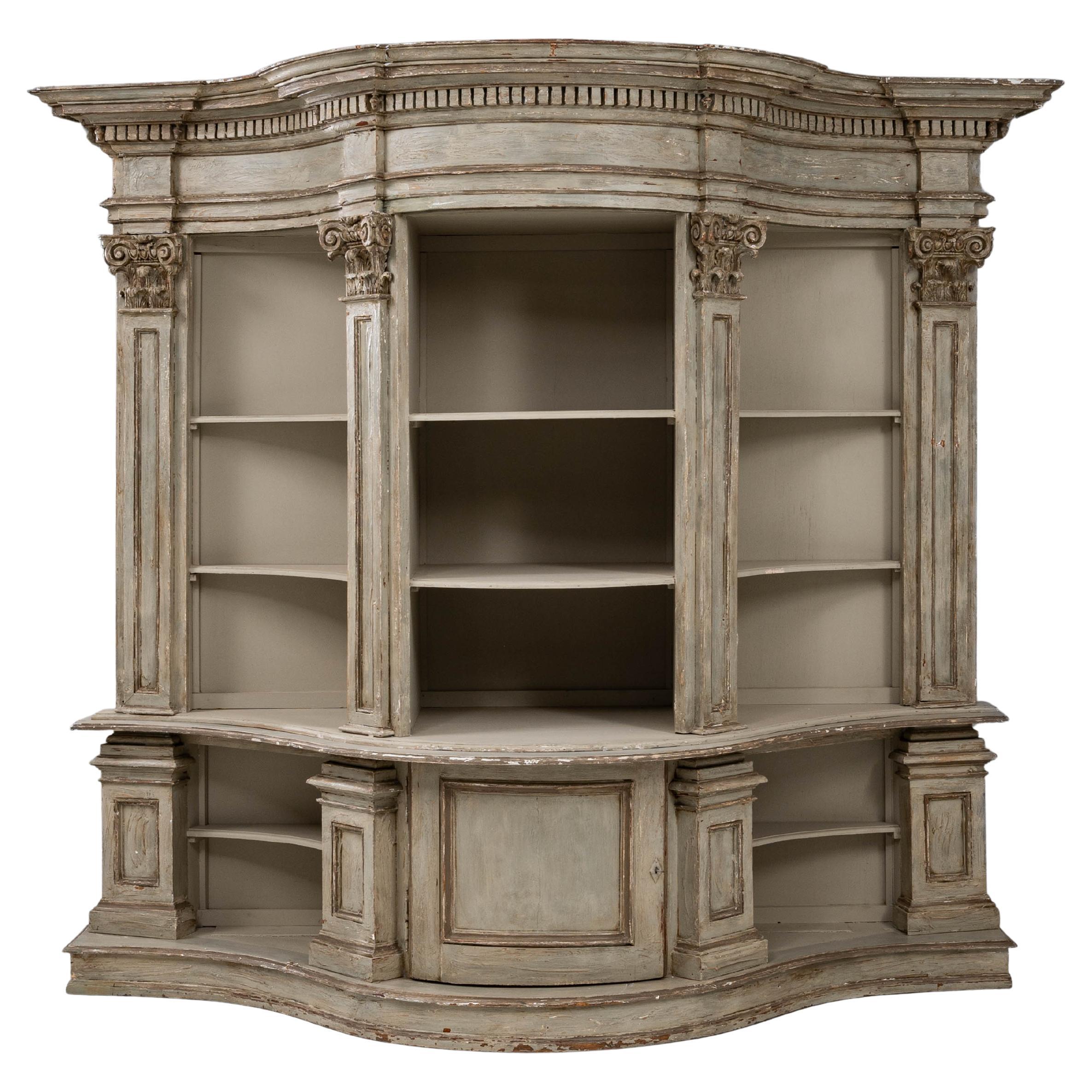 1780s French Wood Patinated Cabinet For Sale