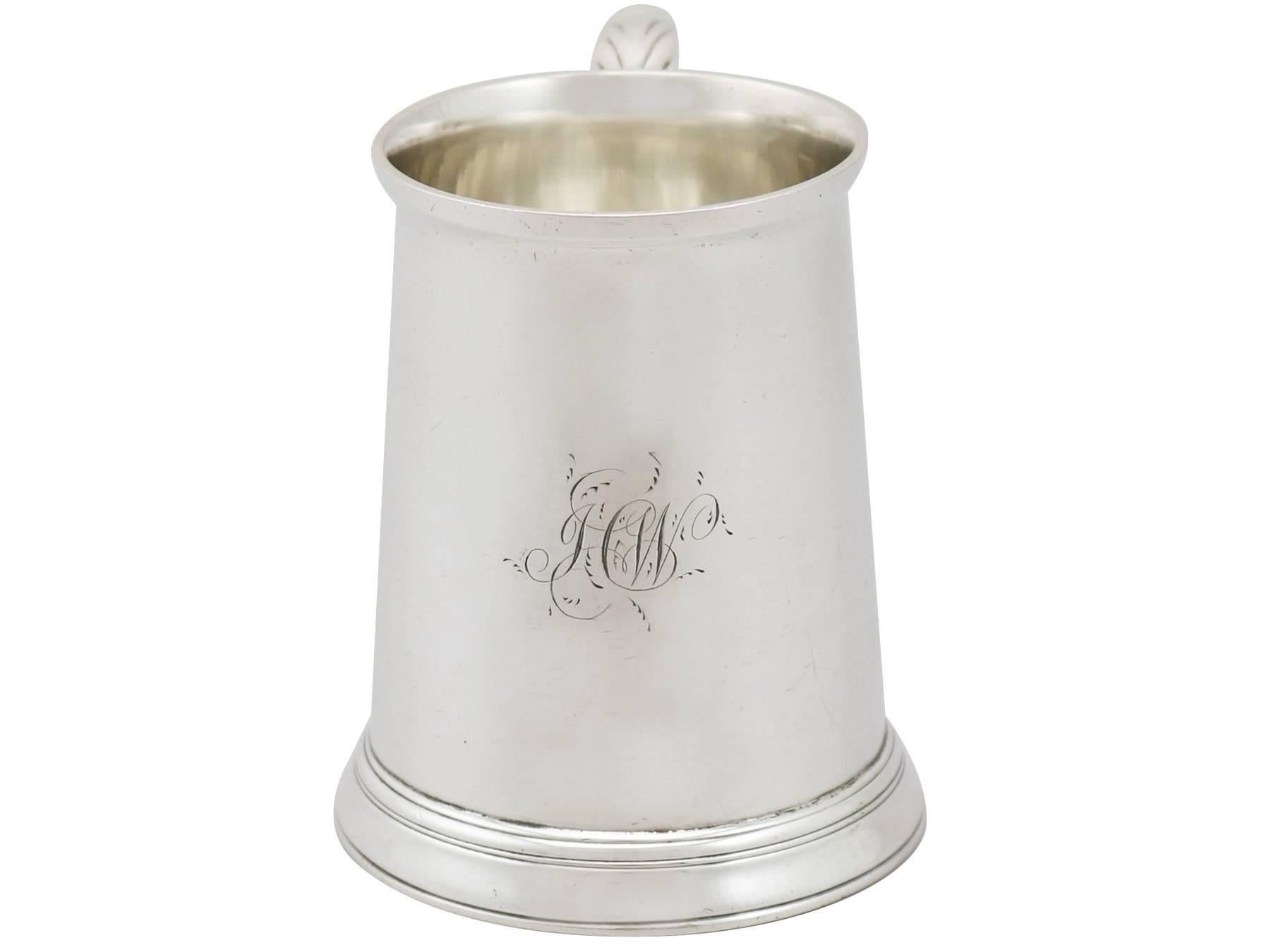 George III 1780s Georgian Sterling Silver Christening or Children's Mug