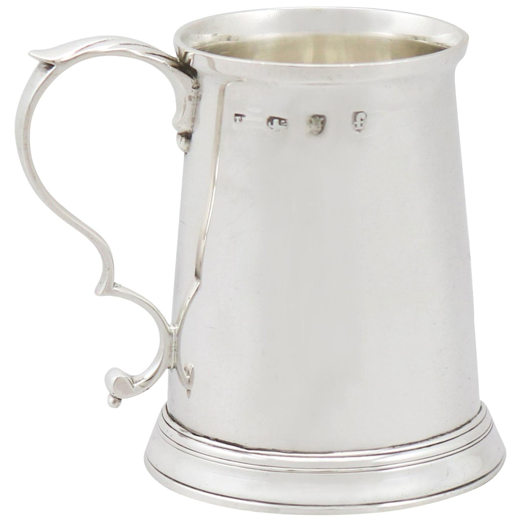 1780s Georgian Sterling Silver Christening or Children's Mug