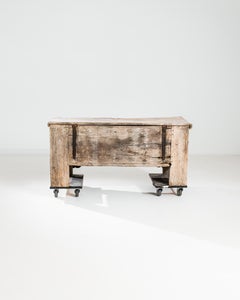1780s German Bleached Oak Trunk