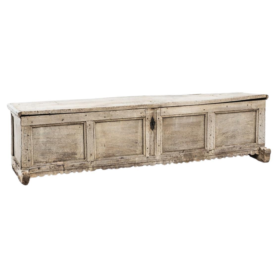 1780s German Bleached Oak Trunk