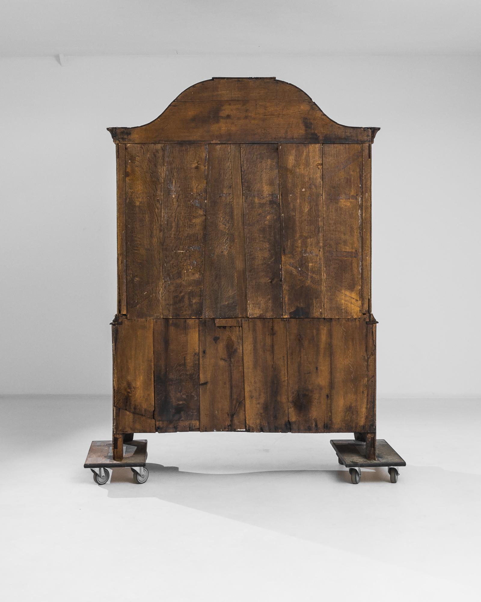 Dutch 1780s Netherlands Bleached Oak Cabinet