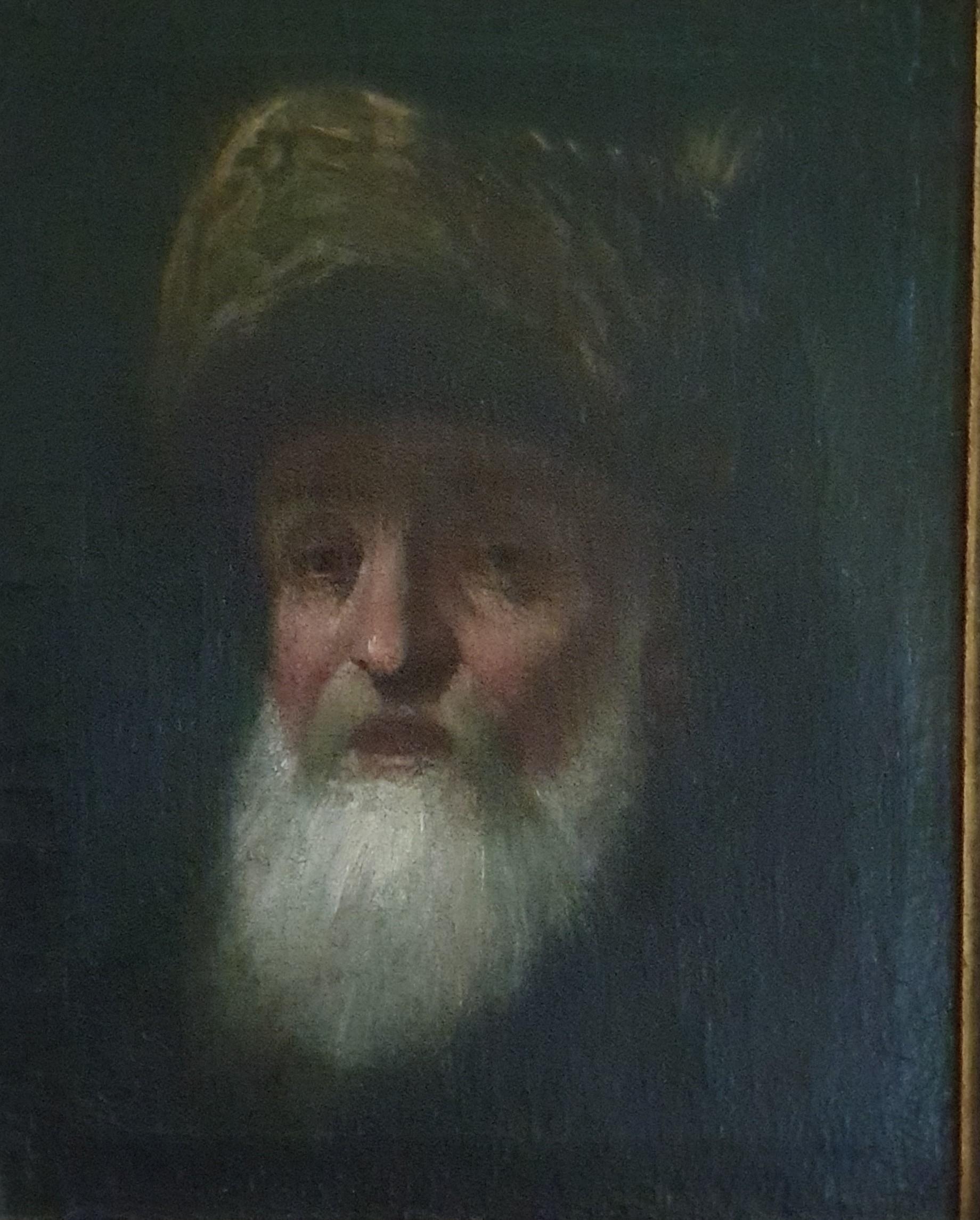 A late 18th century painting in the style of Rembrandt, in fine condition with no restorations and immaculate finish. Painting depicts Jewish Religious leader The Rabbi. All parts are original and no restoration has been done, in pristine original