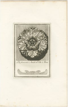 1780s Villa Albani-inspired Rosette Engraving