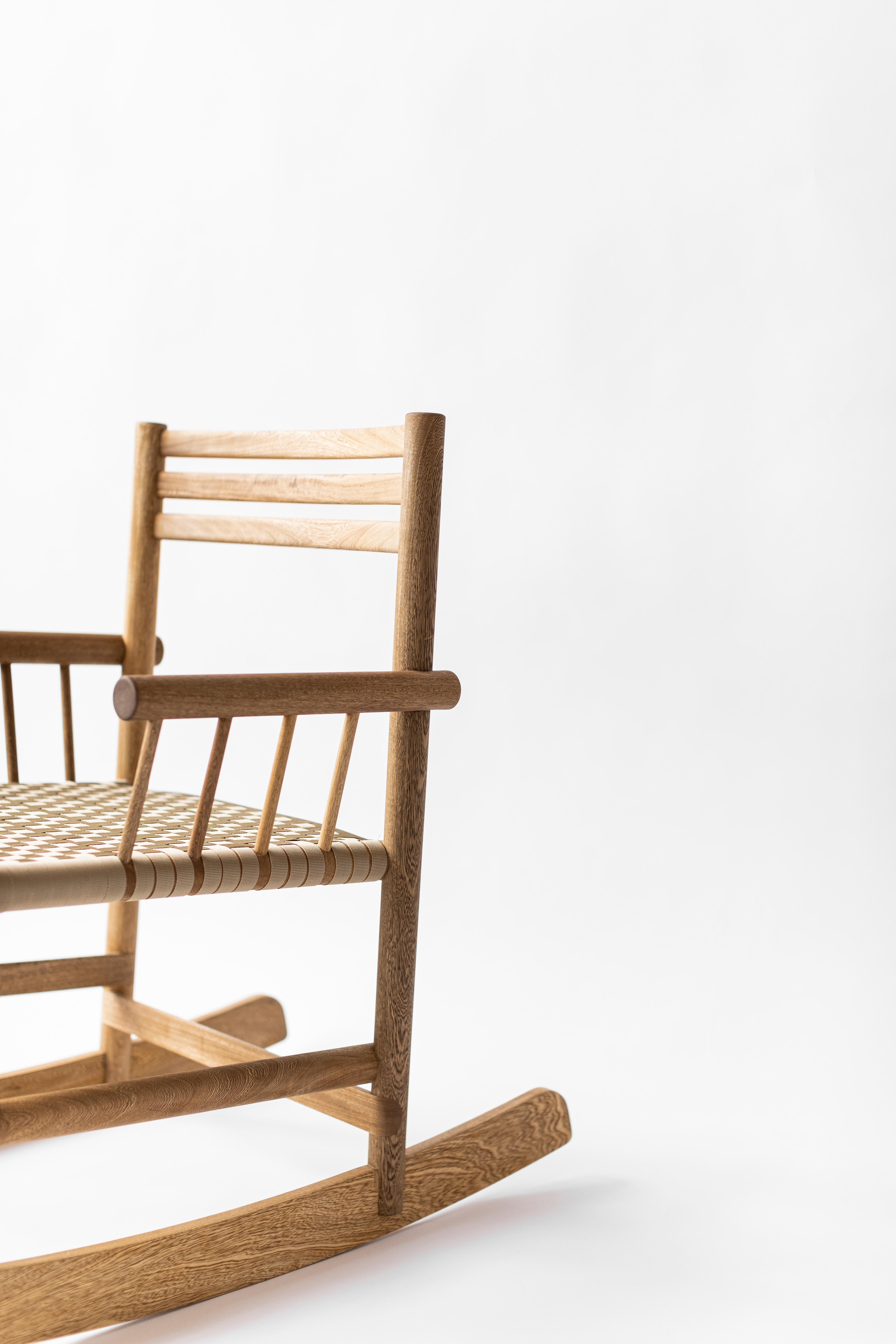 wooden rocker chair