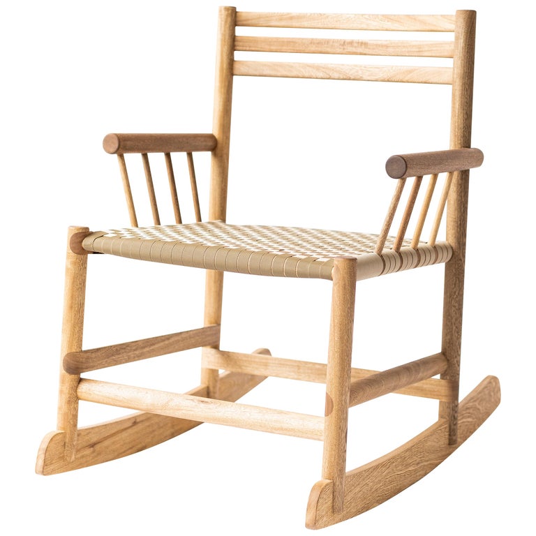 1784 Collection Wooden Rocking Chair For Sale at 1stDibs