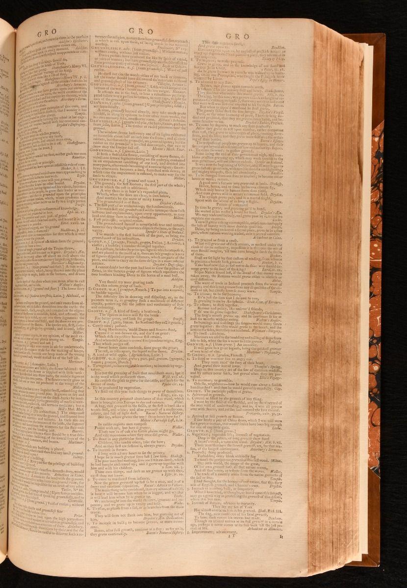 1786 A Dictionary of the English Language For Sale 1