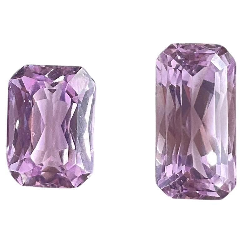 17.86 Carats Pink Kunzite Octagon Natural Cut Stones For Fine Gem Jewellery For Sale