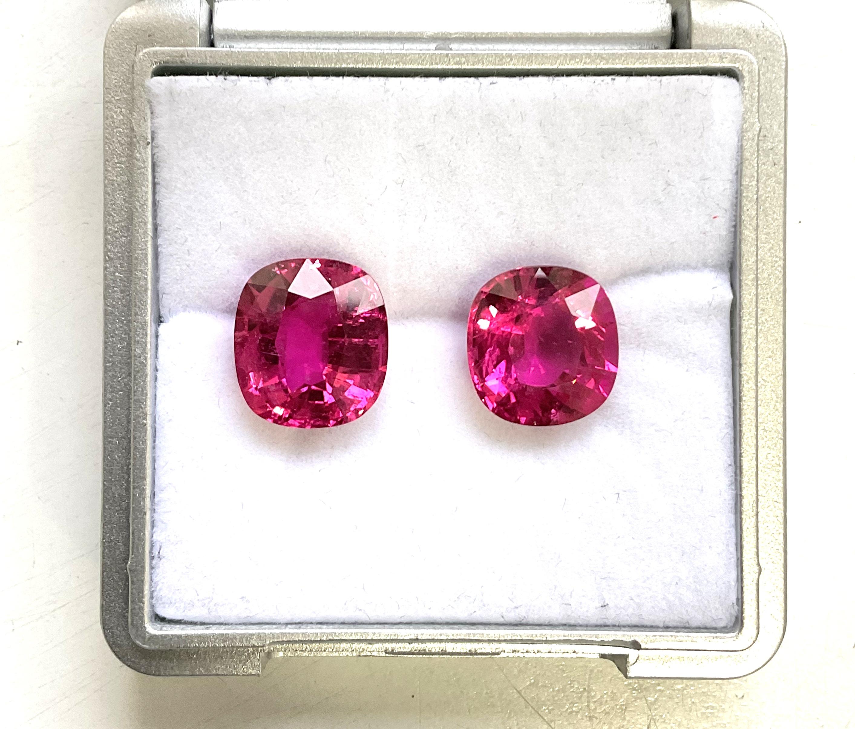 17.88 Carats Rubellite Tourmaline Cushion Cut stone For Jewelry Natural gemstone In condizioni Nuovo in vendita a Jaipur, RJ