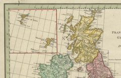 1788 Map of Europe - France, Italy, Spain, Germany, Great Britain & Ireland