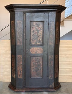 1788 Spanish Painted Wardrobe